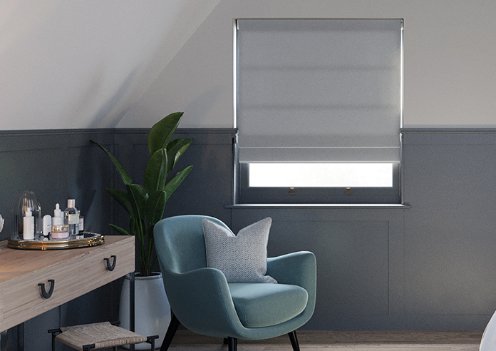 Belgravia, Steel - Roman Blind - Image 3